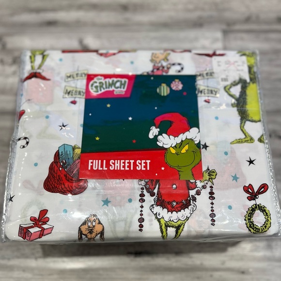 Dr. Seus Other - Dr. Seuss The Grinch Full Sheet Set Christmas Holiday